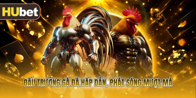 Đấu trường gà đá hấp dẫn, phát sóng mượt mà 
