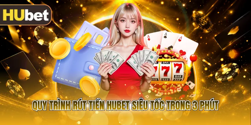 Quy trình rút tiền HUBET siêu tốc trong 3 phút